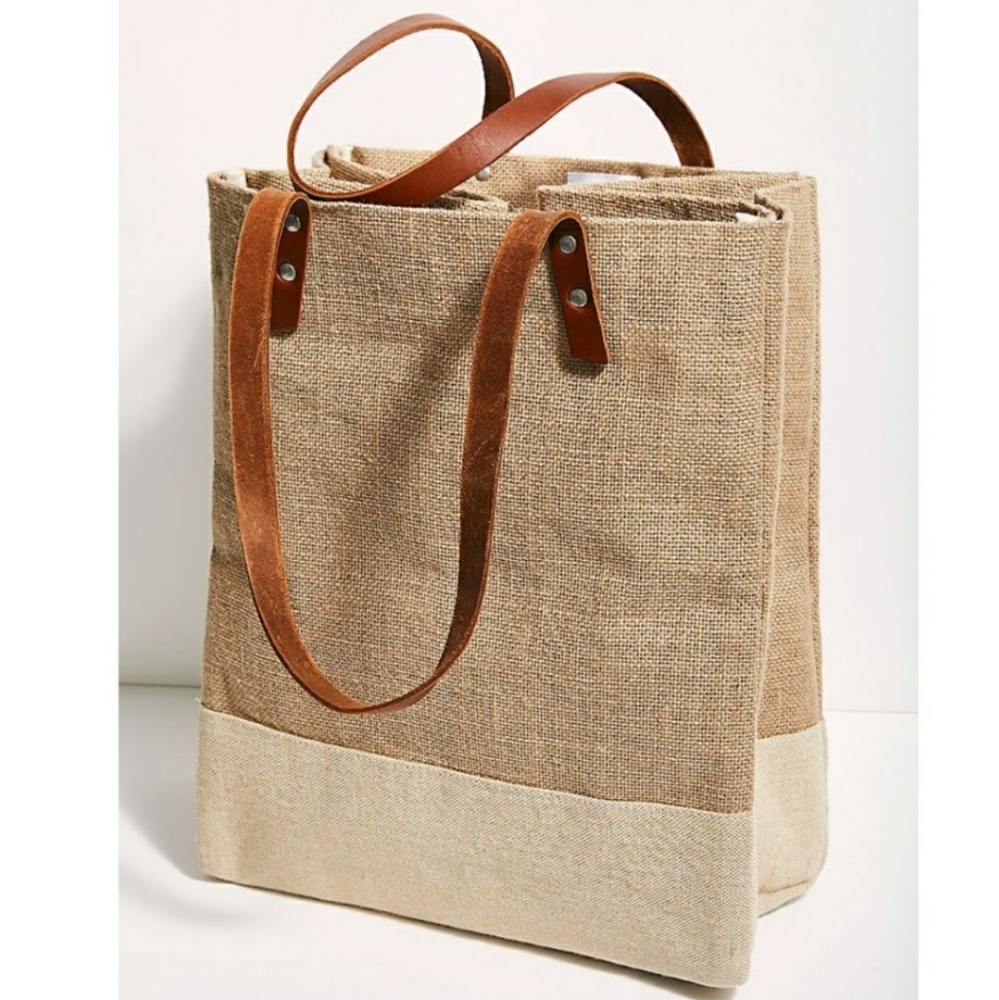 New Free People Apolis reusable tote bag market os - Picture 2 of 16